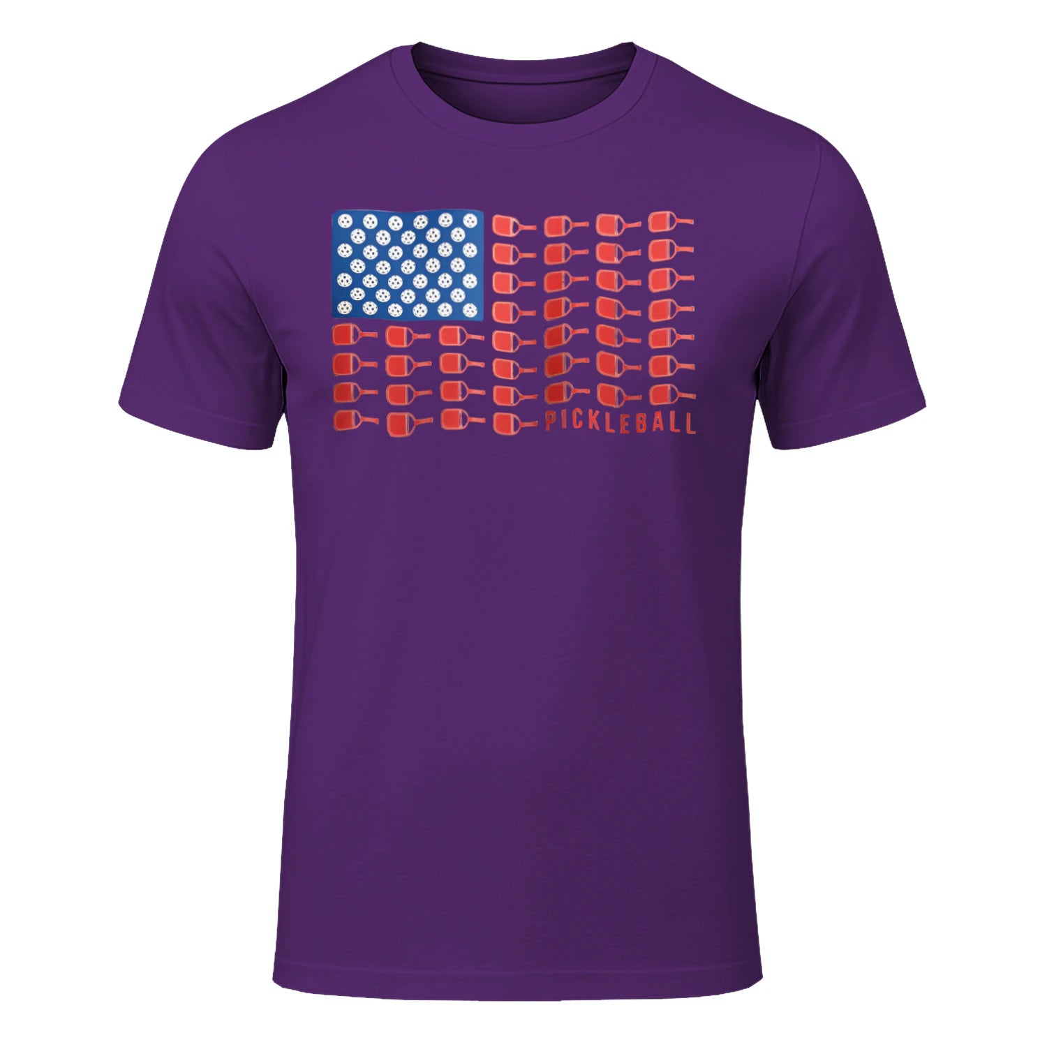 American Flag Pickleball T-Shirt – Funny Gift