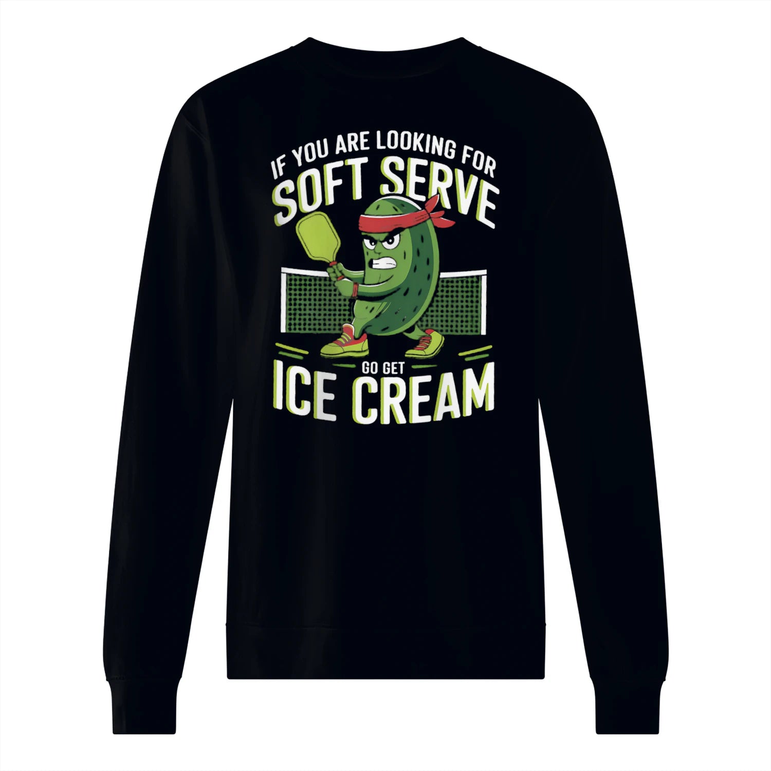 Pickleball & Ice Cream Men’s Sweatshirt – Funny Gift