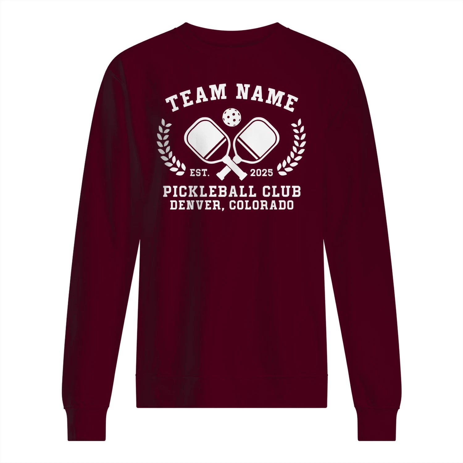 Pickleball Club Team Name Men’s Sweatshirt – Funny Gift