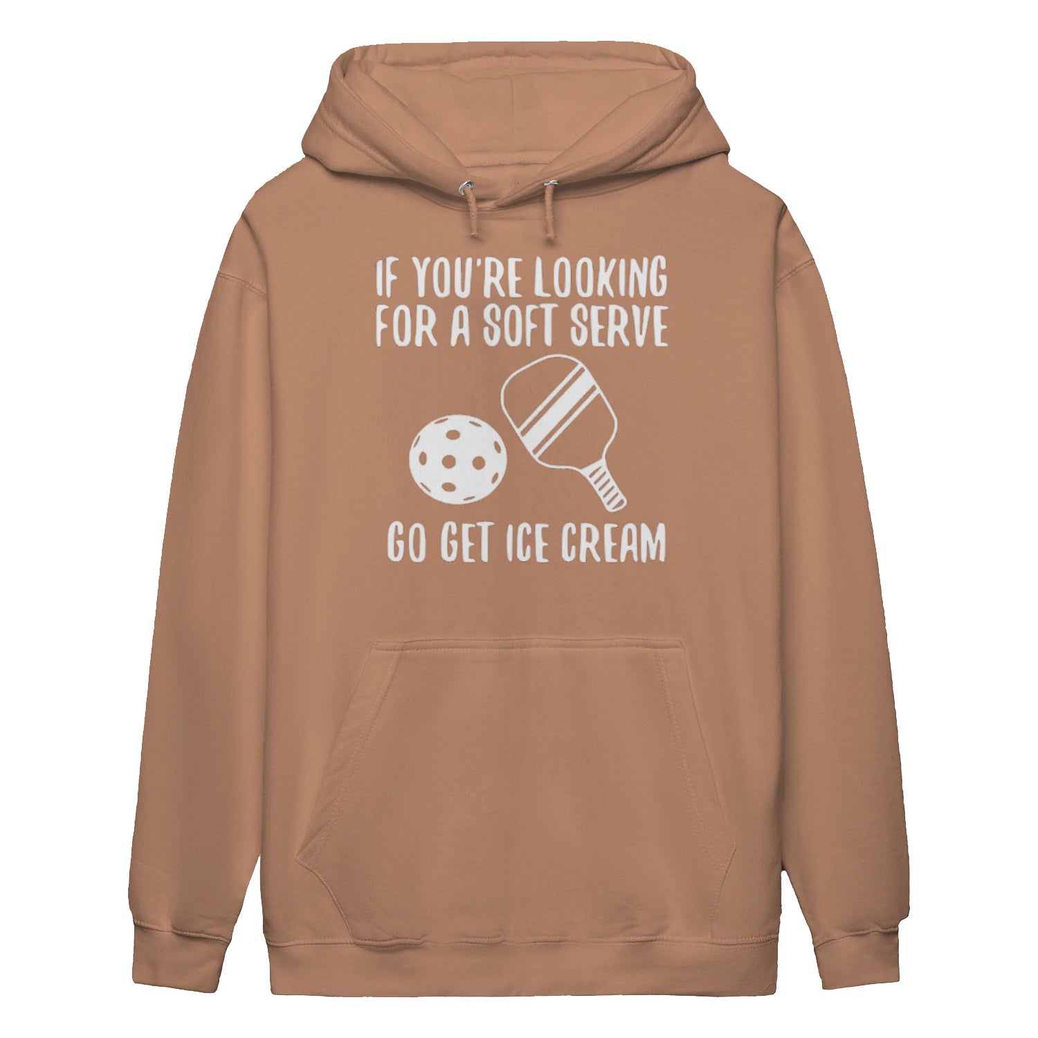 soft serve joke pickleball Women’s Hoodie – Funny Gift