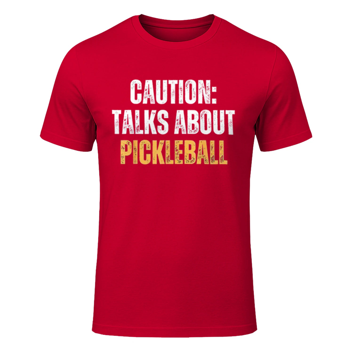 Caution: Talks About Pickleball T-Shirt – Funny Gift