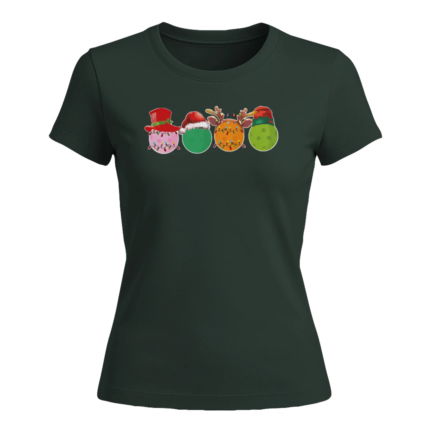 Pickleball Christmas Ornaments for Women’s T-Shirt – Funny Gift