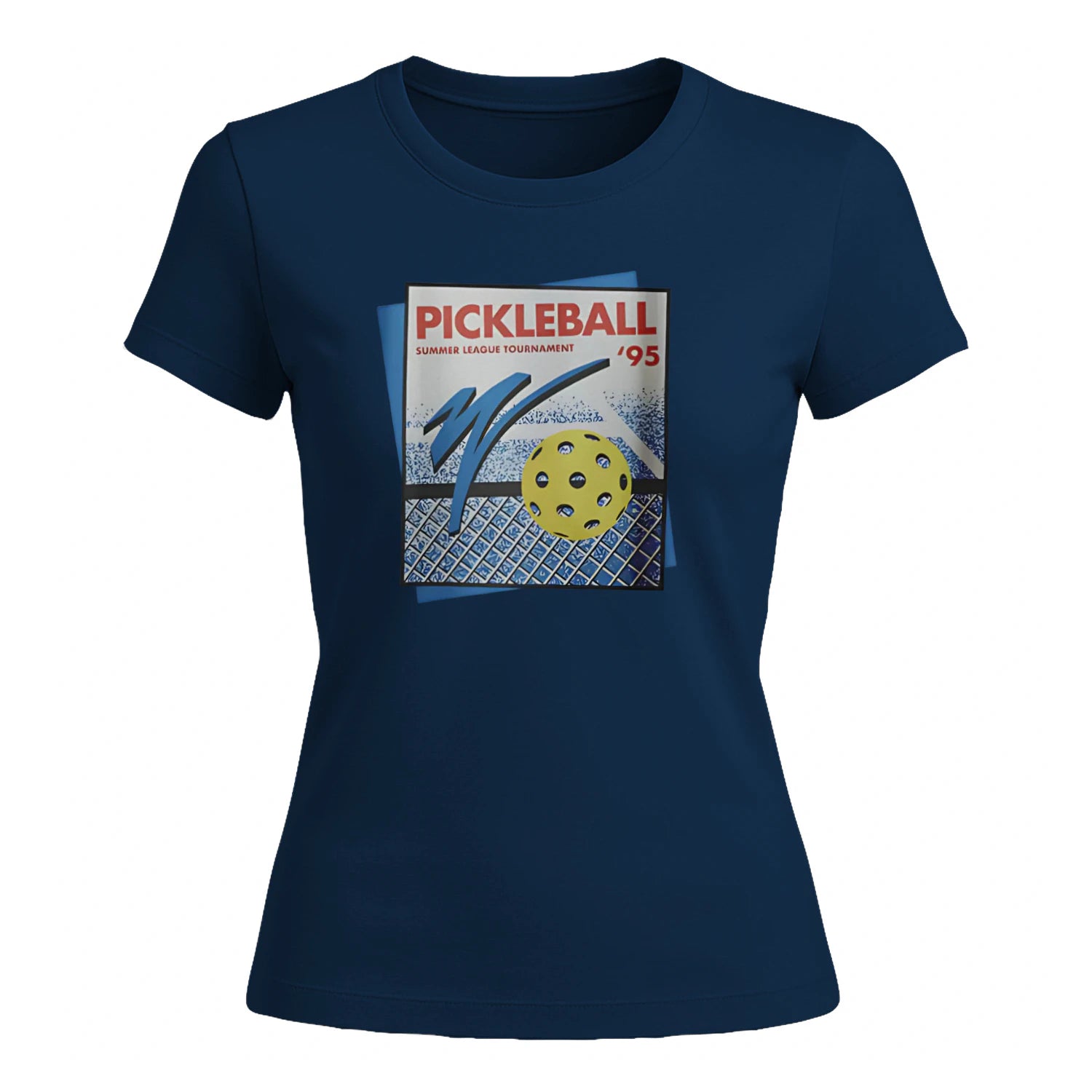 Retro Pickleball Court for Women’s T-Shirt – Funny Gift