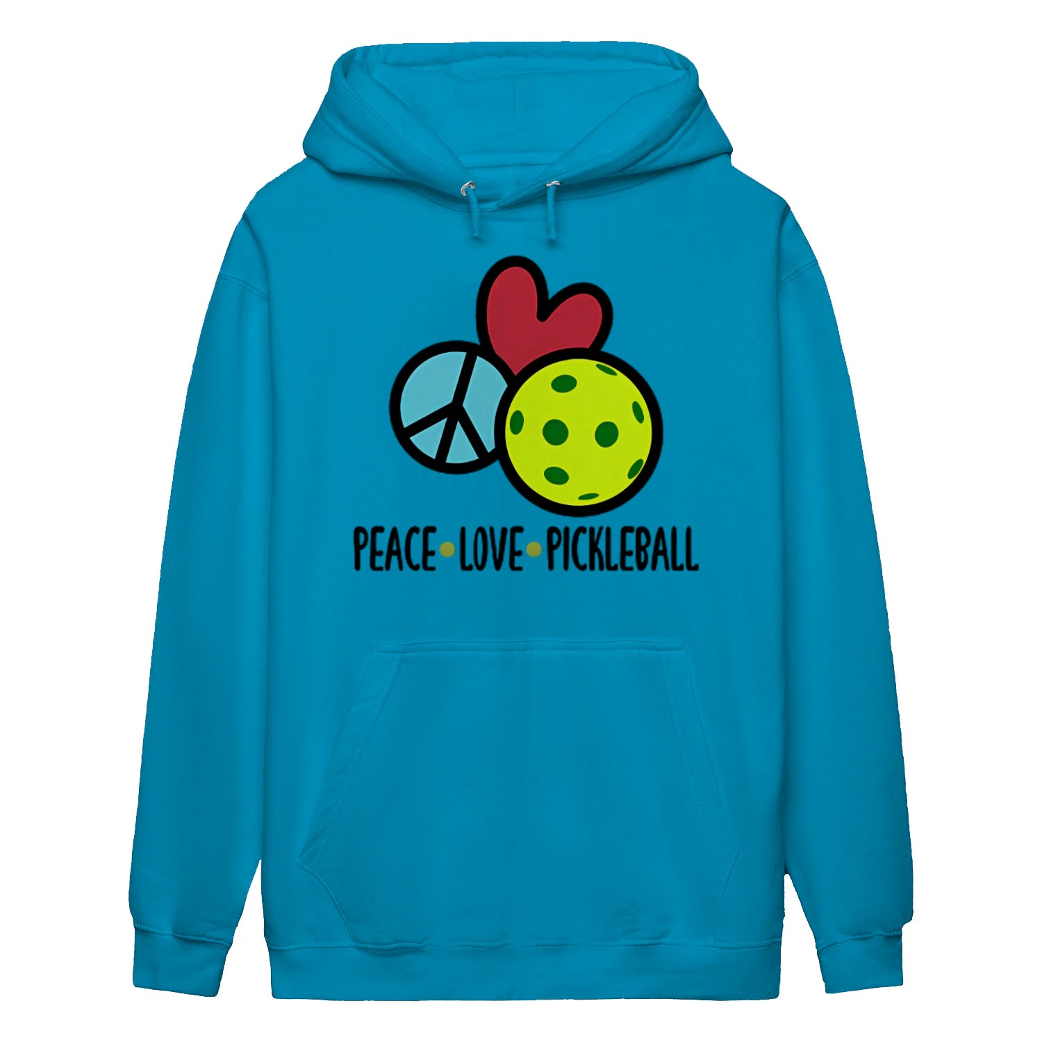 Pickleball Christmas Ornaments Men’s Hoodie – Funny Gift