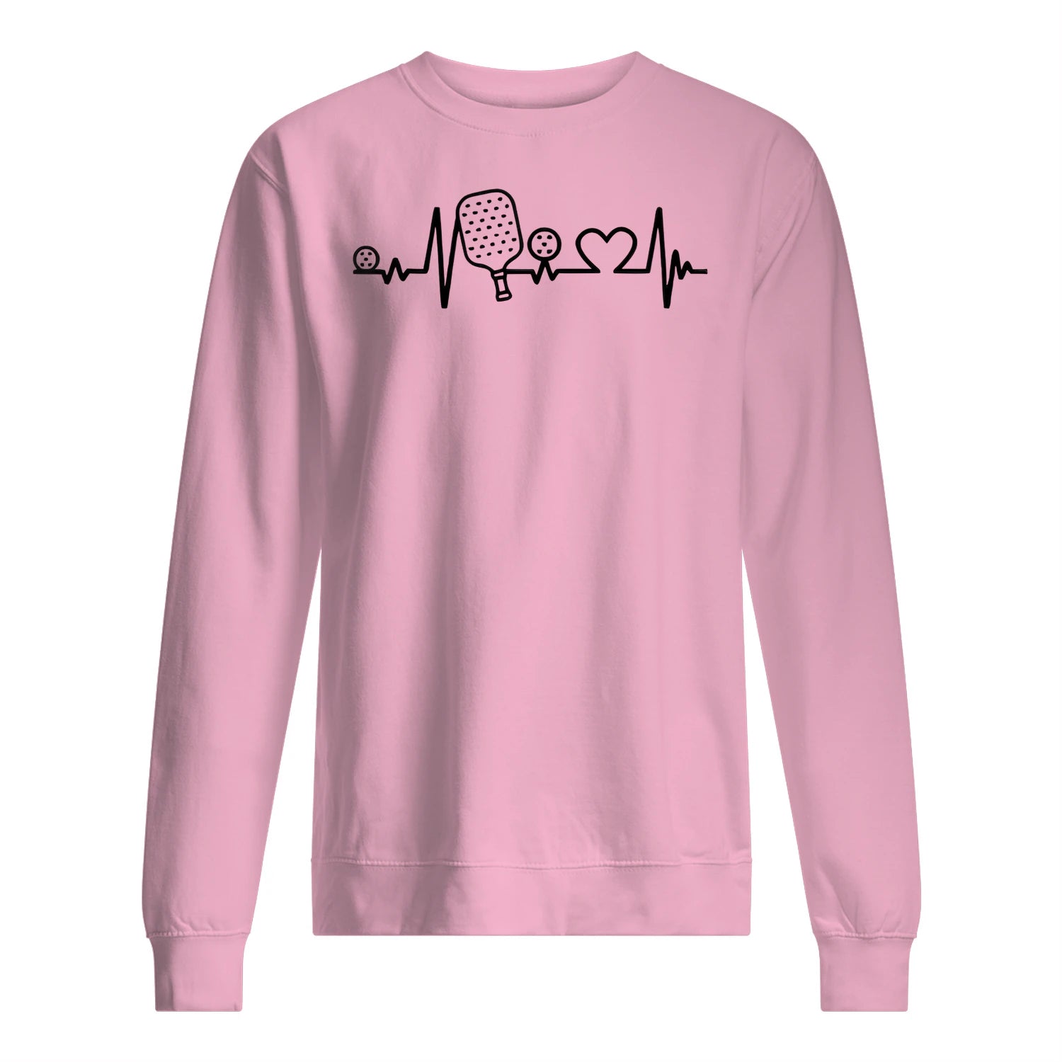 Pickleball Heartbeat Men’s Sweatshirt – Funny Gift