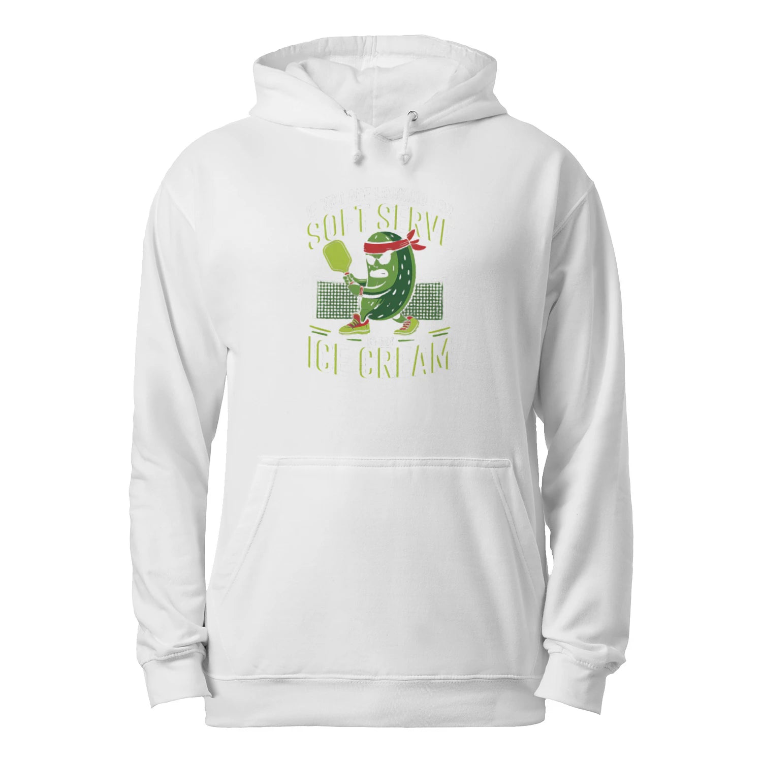 Pickleball & Ice Cream Men’s Hoodie – Funny Gift
