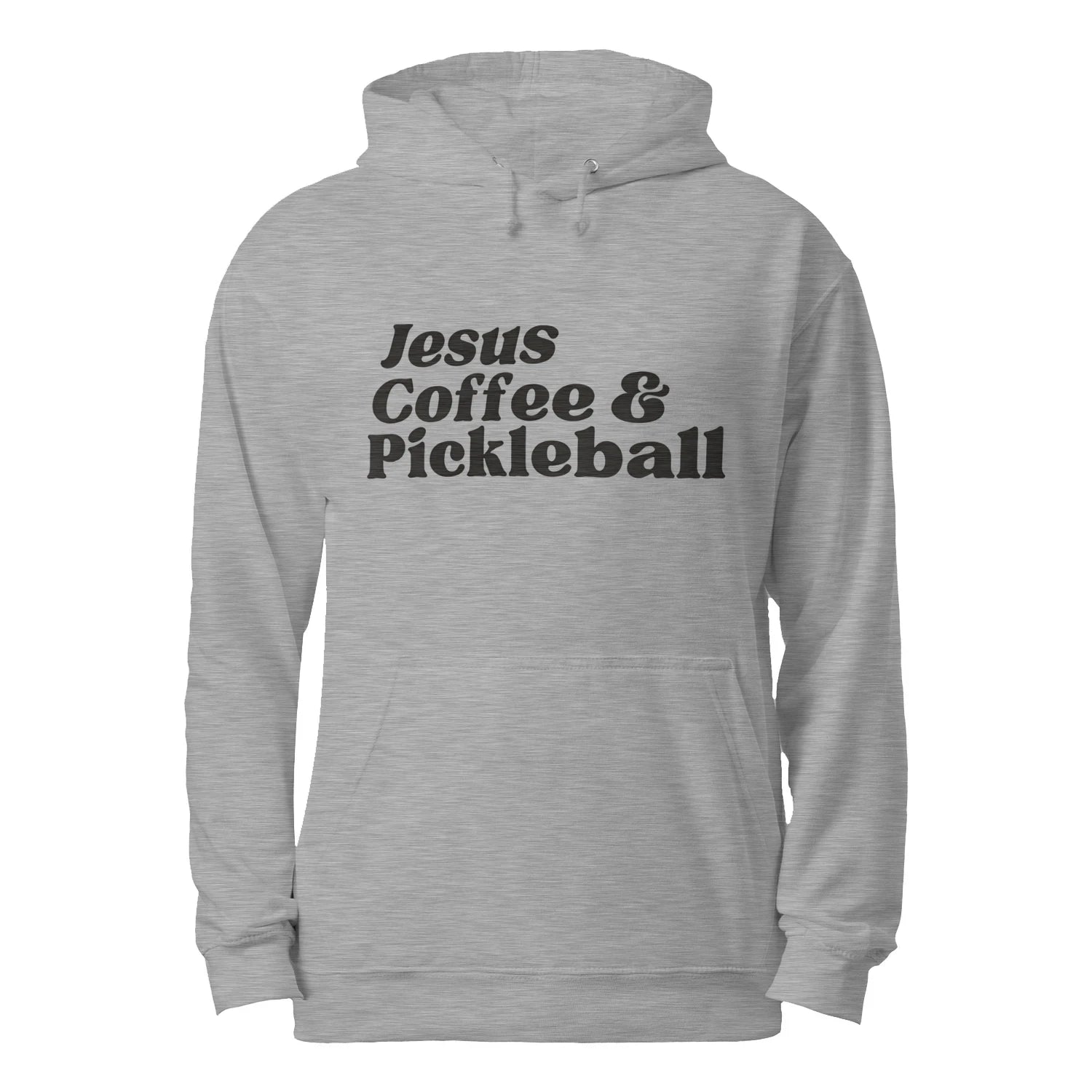 Jesus, Coffee & Pickleball Men’s Hoodie – Funny Gift