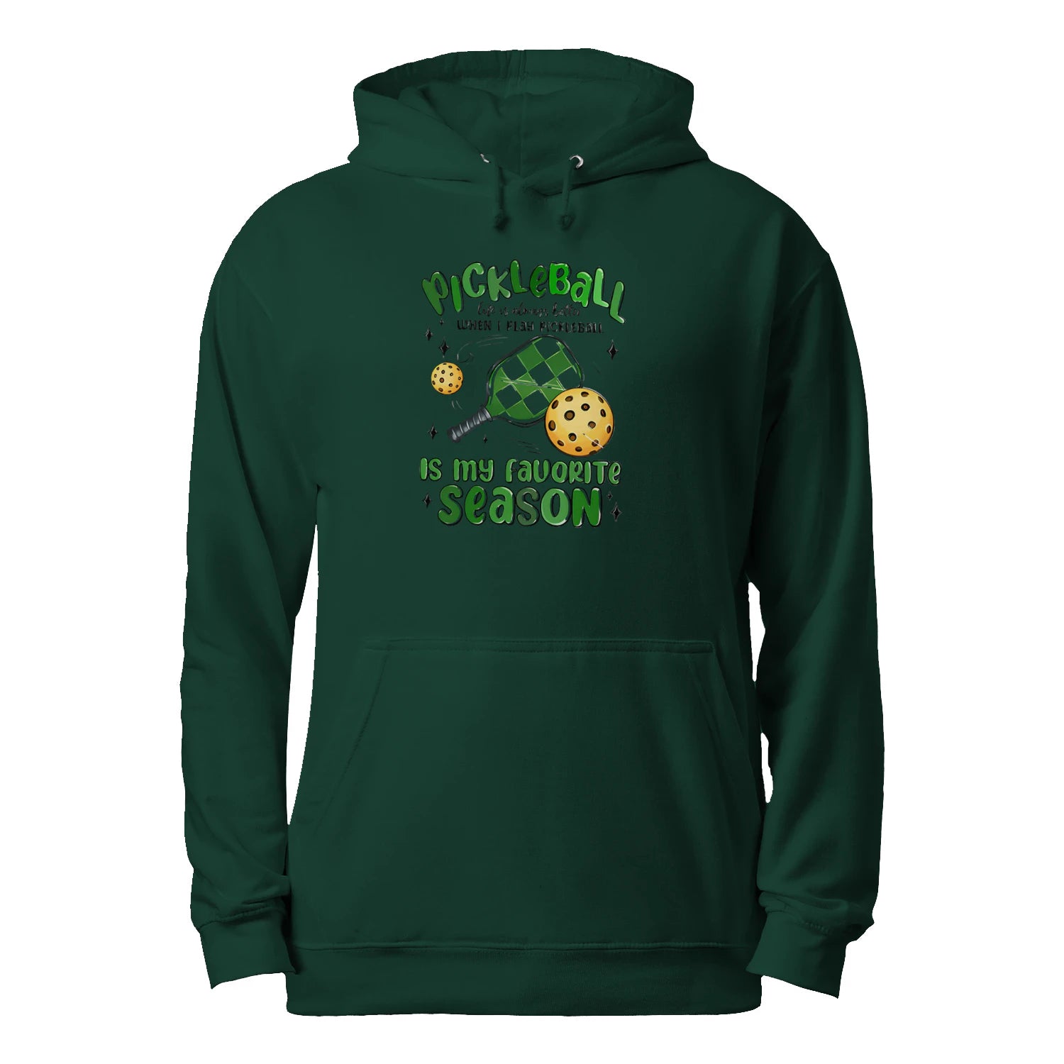 Pickleball Is My Favorite Season Men’s Hoodie – Funny Gift