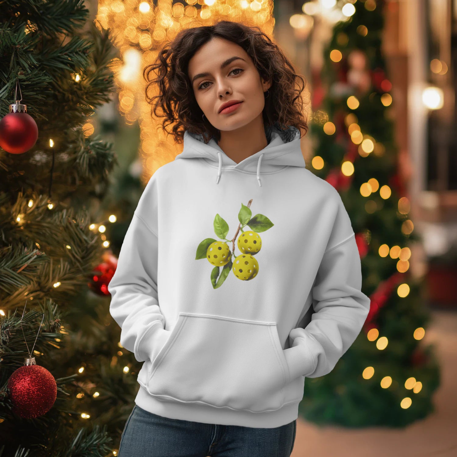 pickleball fruit vibes Women’s Hoodie – Funny Gift