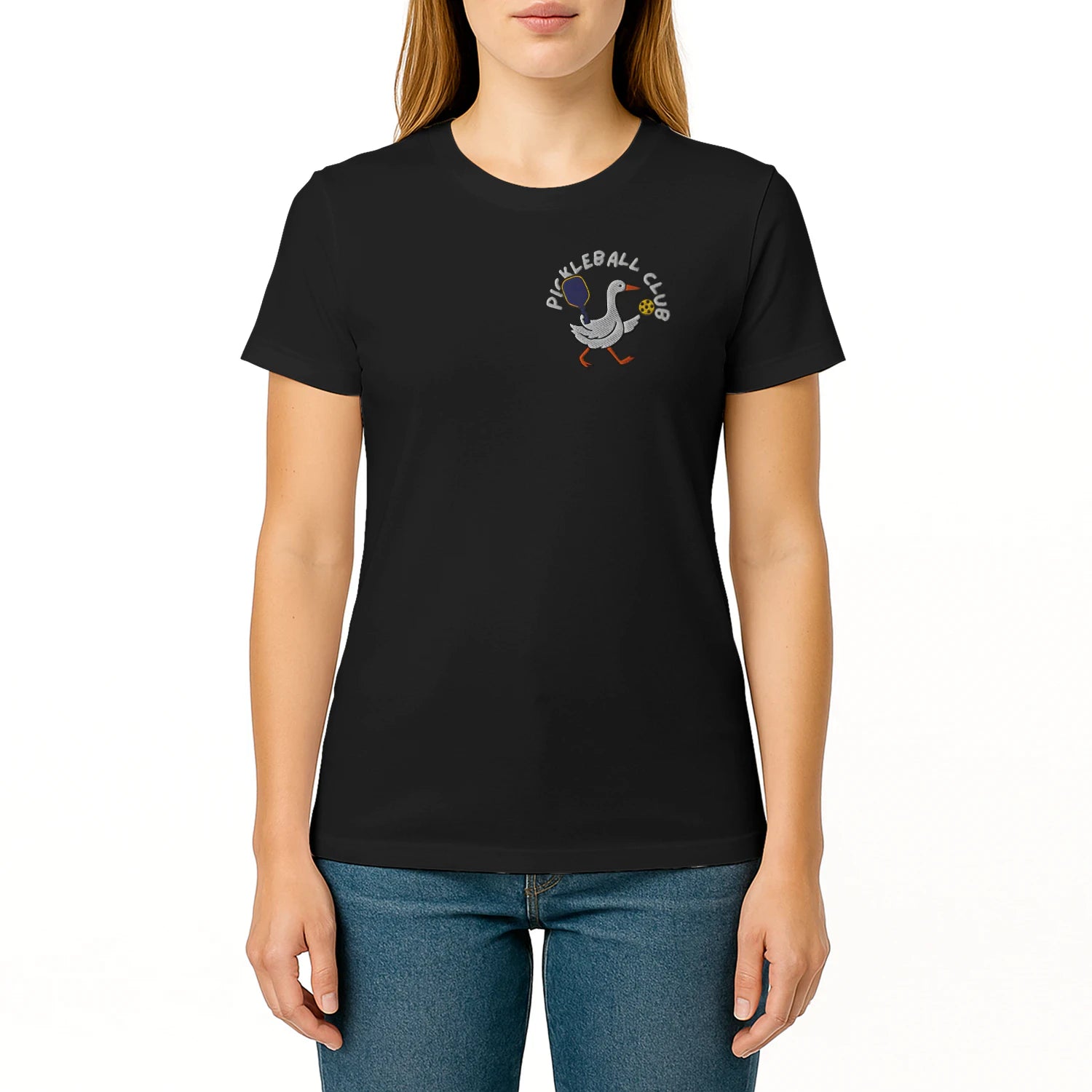 Pickleball Penguin for Women’s T-Shirt – Funny Gift