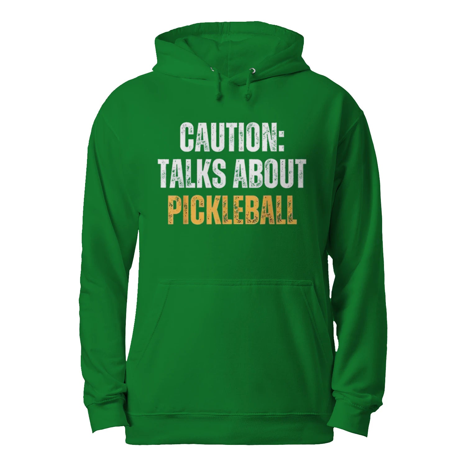 Caution: Talks About Pickleball Men’s Hoodie – Funny Gift