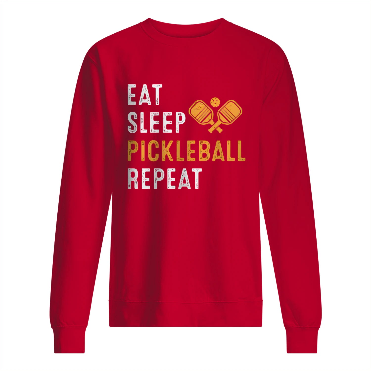 Eat Sleep Pickleball Repeat Men’s Sweatshirt – Funny Gift