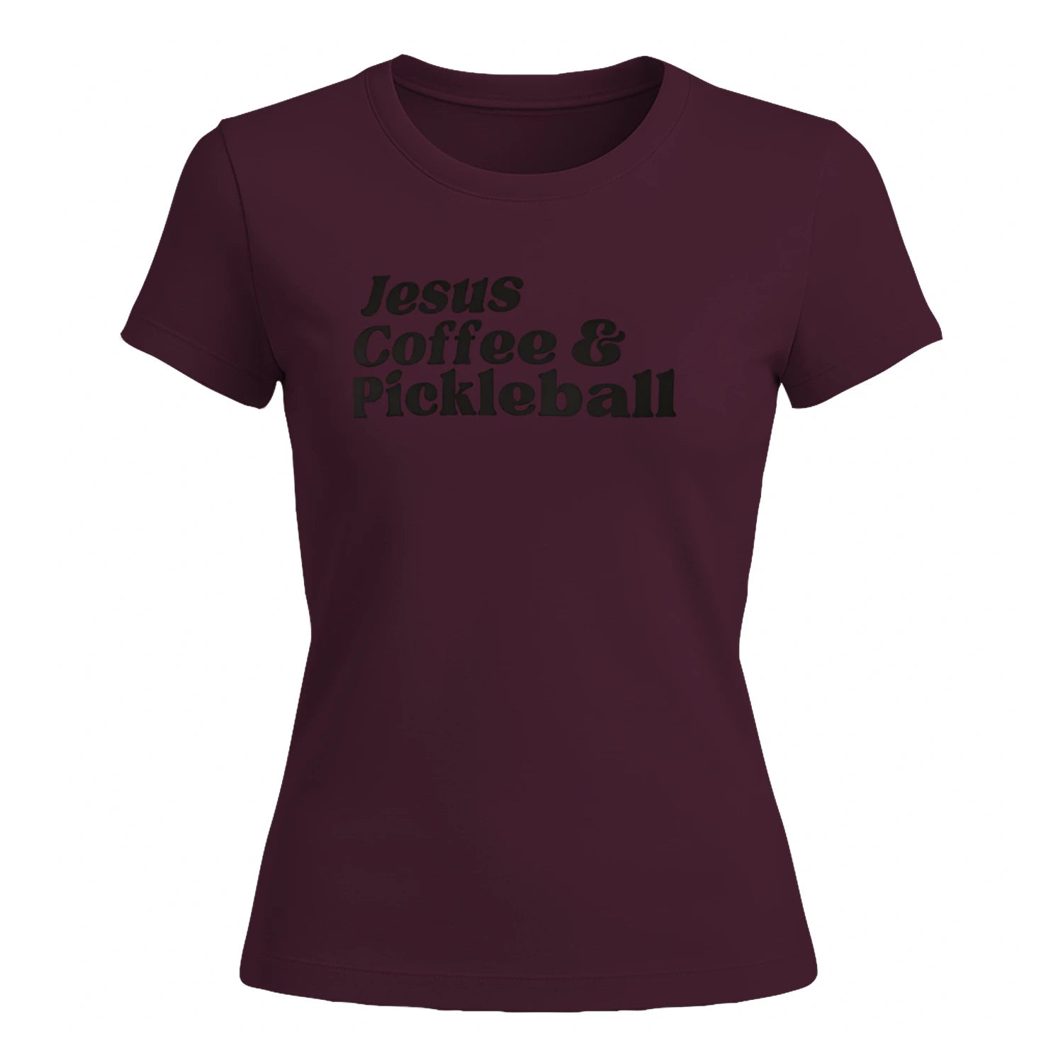 Jesus, Coffee & Pickleball for Women’s T-Shirt – Funny Gift
