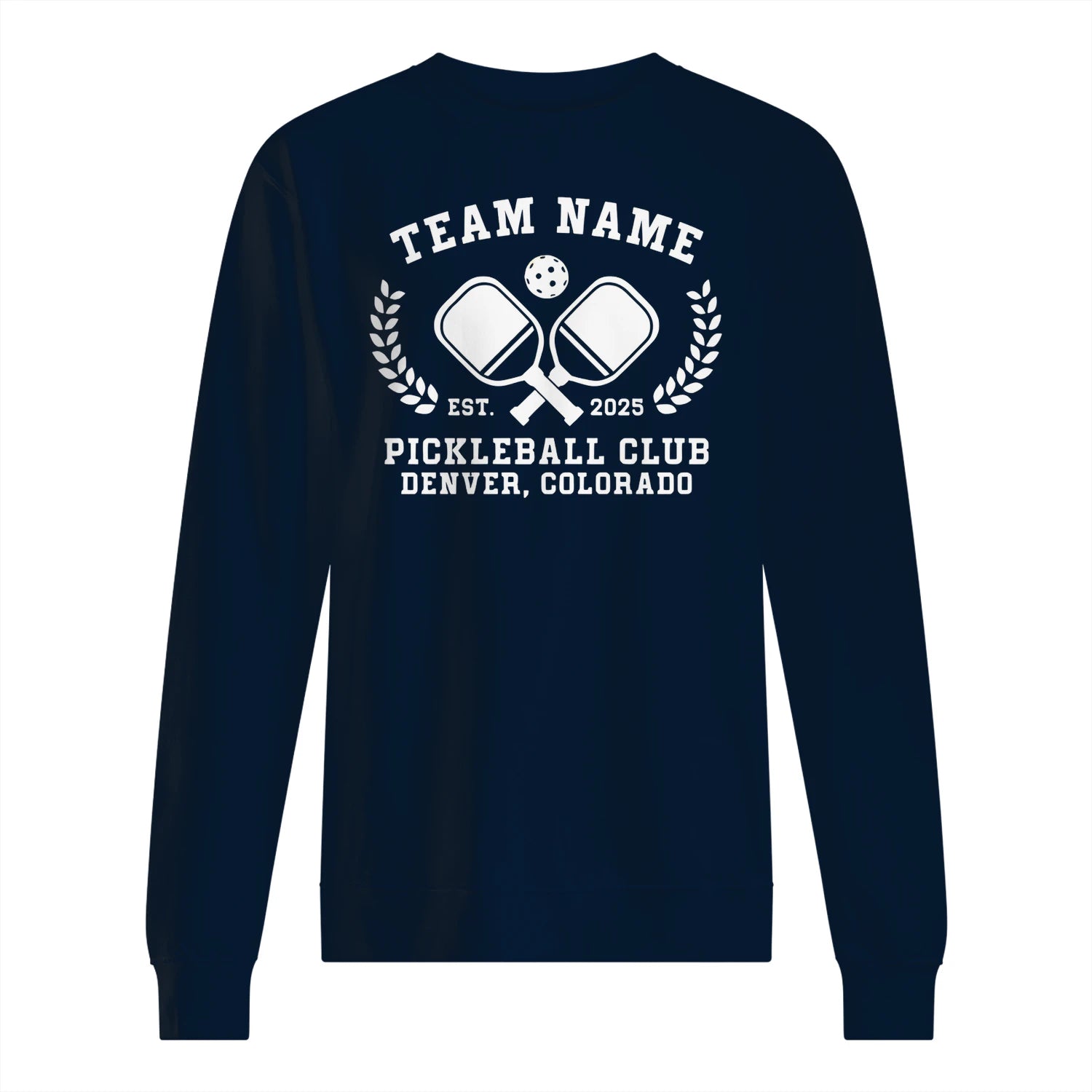 Pickleball Club Team Name Men’s Sweatshirt – Funny Gift