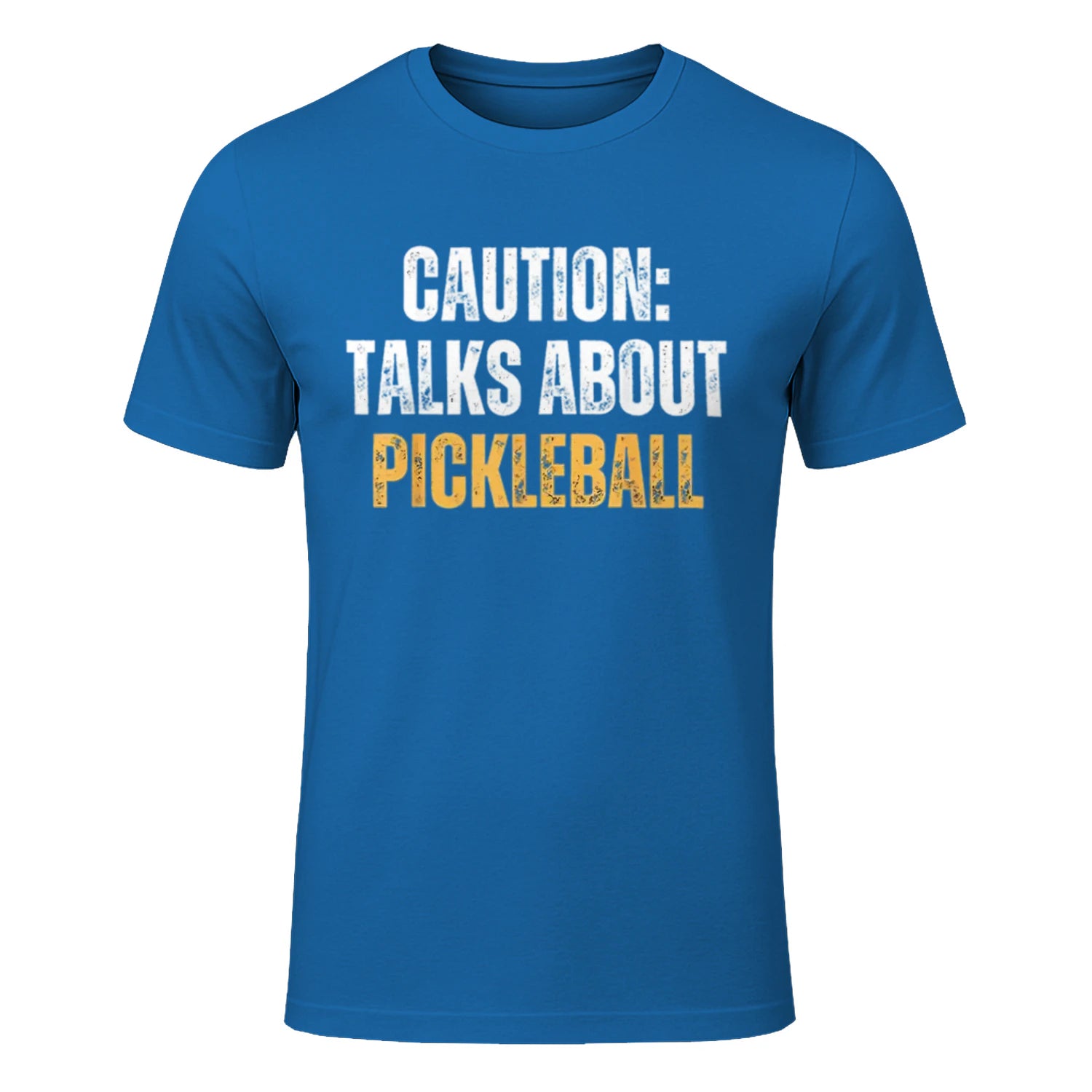 Caution: Talks About Pickleball T-Shirt – Funny Gift