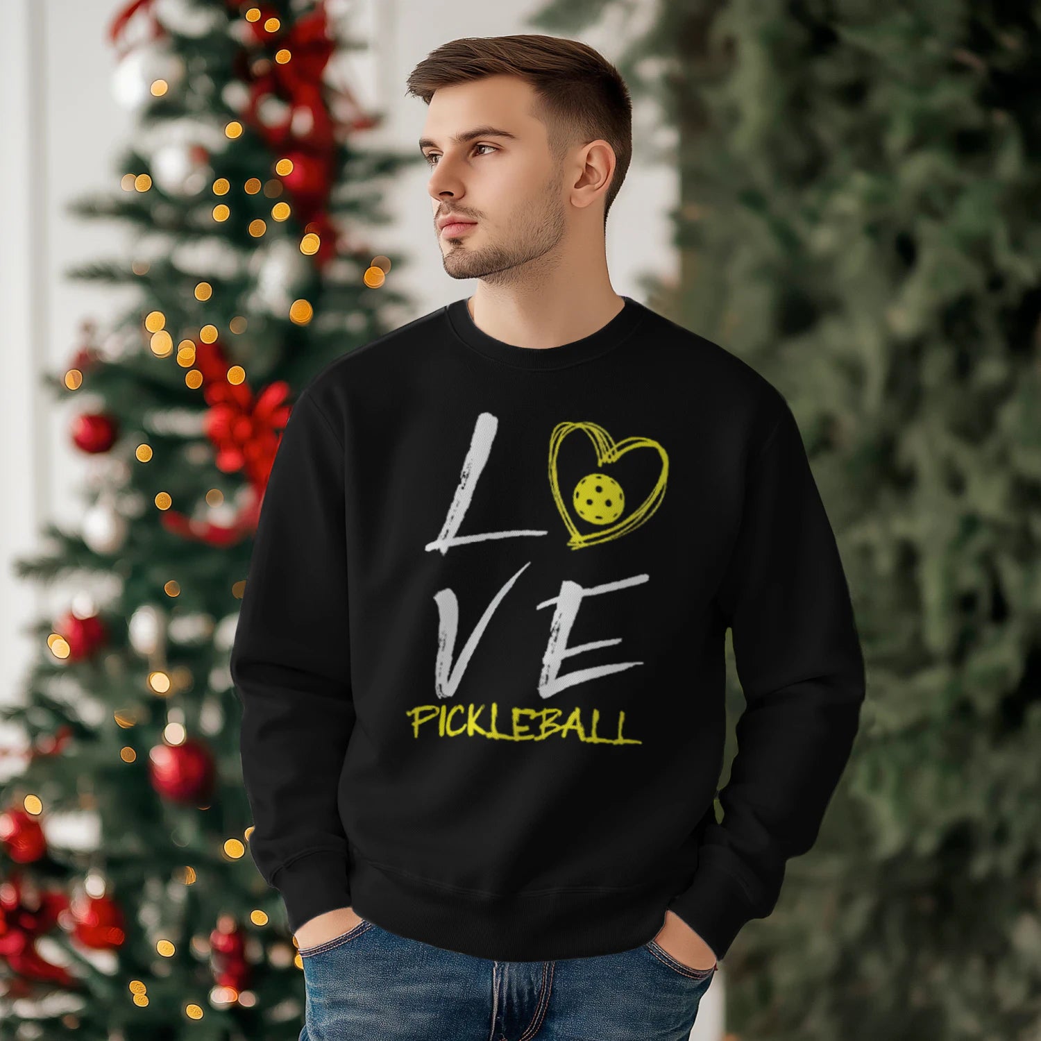 LOVE Pickleball Men’s Sweatshirt – Funny Gift