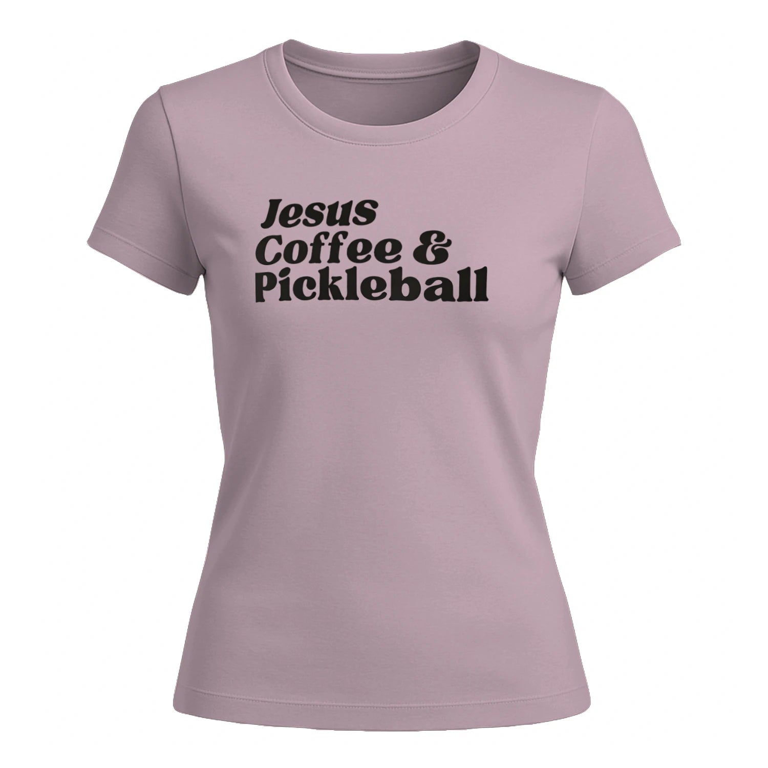 Jesus, Coffee & Pickleball for Women’s T-Shirt – Funny Gift