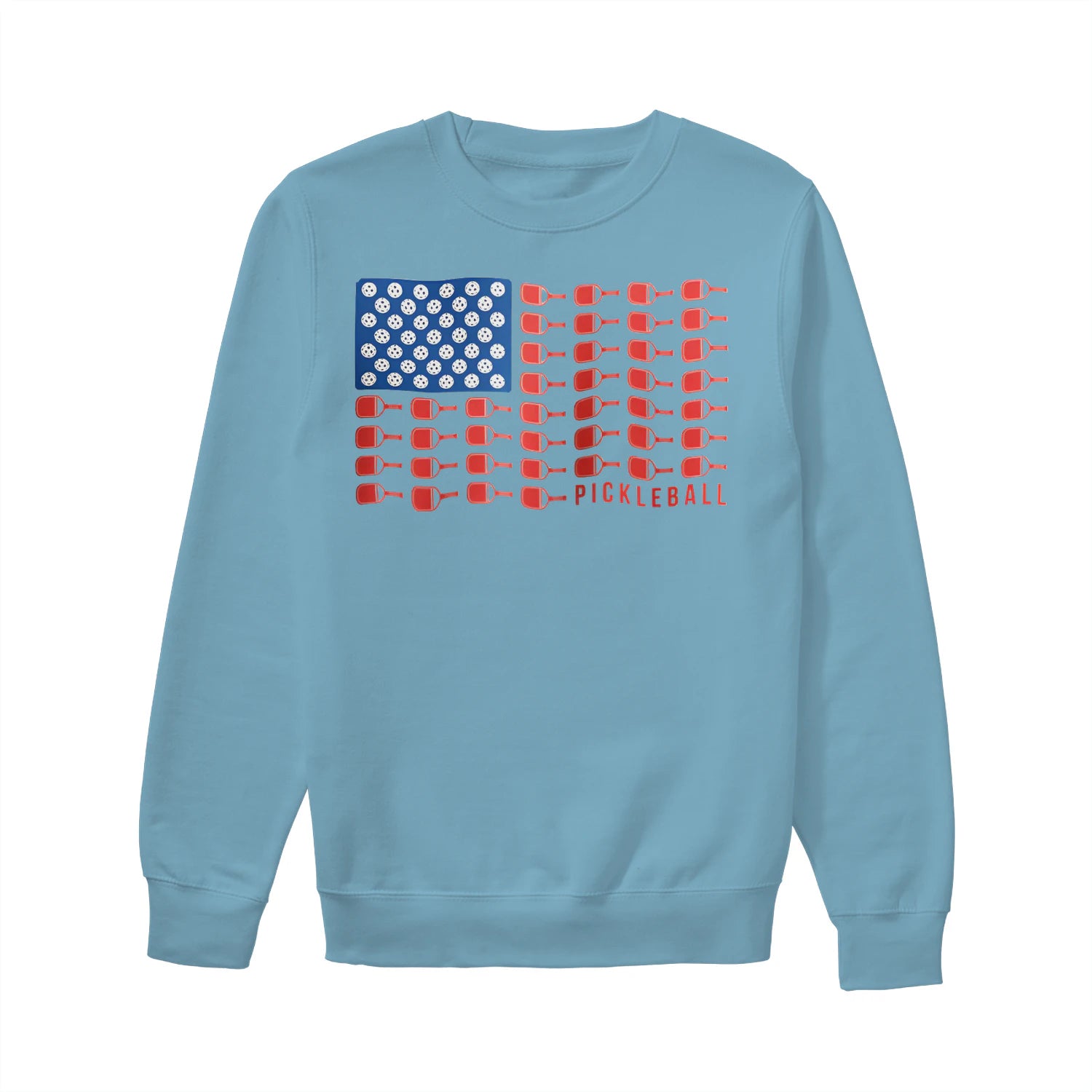 american flag pickleball Women’s Sweatshirt – Funny Gift