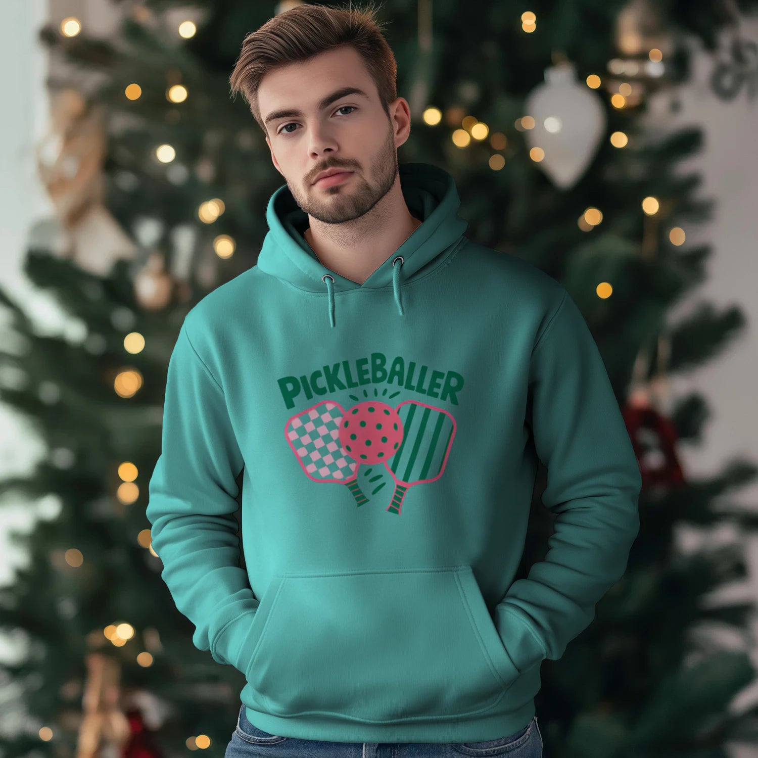 Pickleballer Men’s Hoodie – Funny Gift