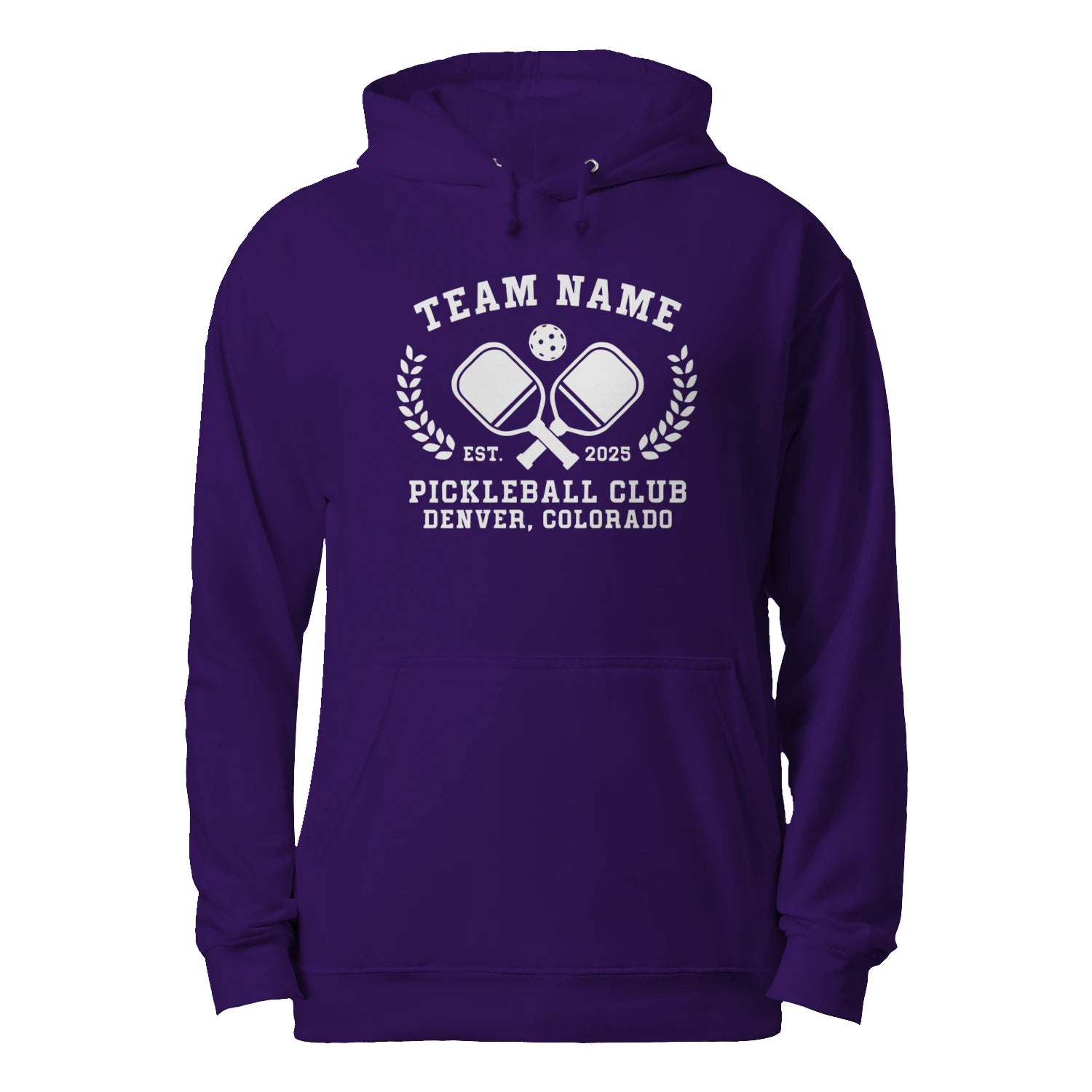 Pickleball Club Team Name Men’s Hoodie – Funny Gift
