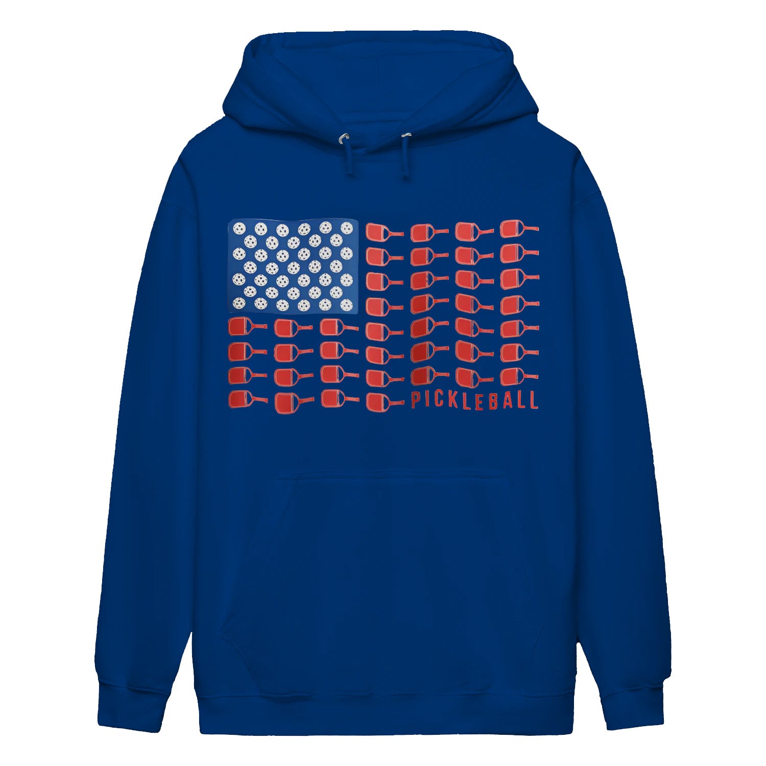 american flag pickleball Women’s Hoodie – Funny Gift