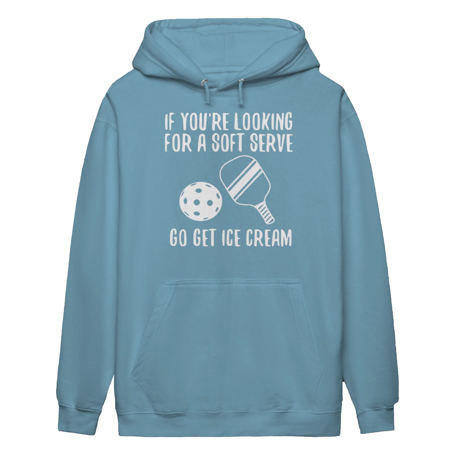 soft serve joke pickleball Women’s Hoodie – Funny Gift