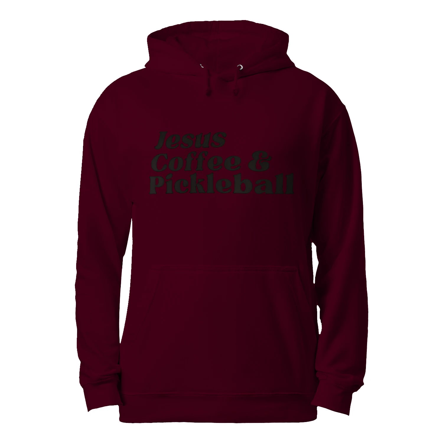 Jesus, Coffee & Pickleball Men’s Hoodie – Funny Gift