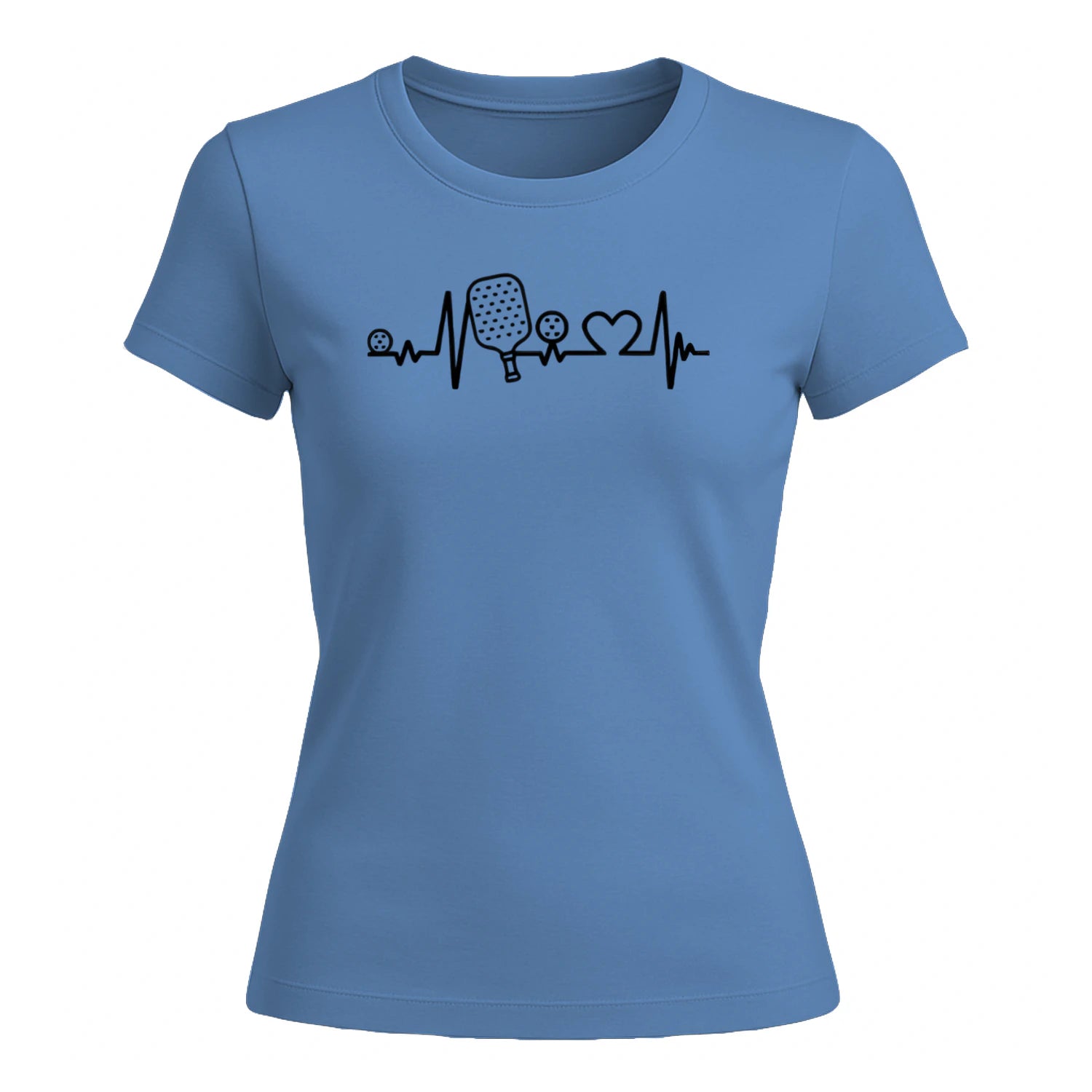 Pickleball Heartbeat for Women’s T-Shirt – Funny Gift