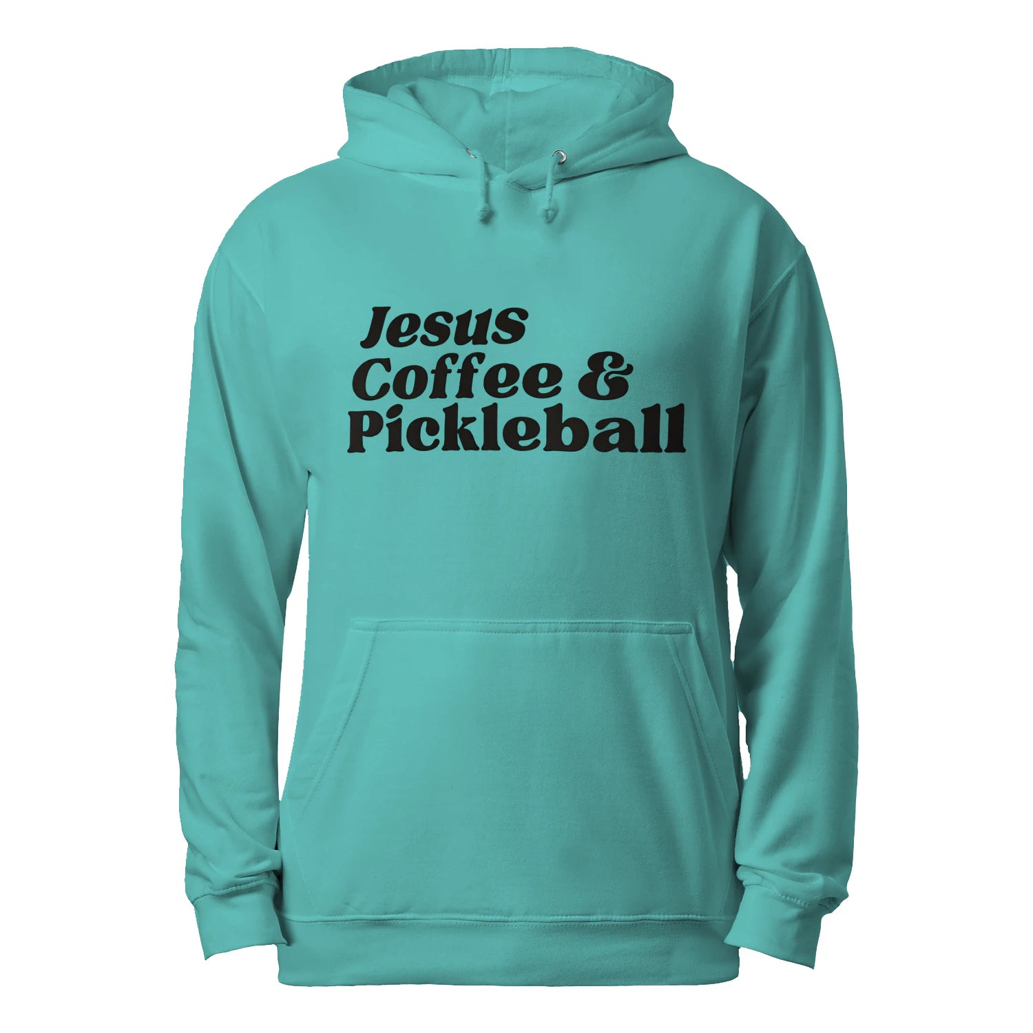 Jesus, Coffee & Pickleball Men’s Hoodie – Funny Gift