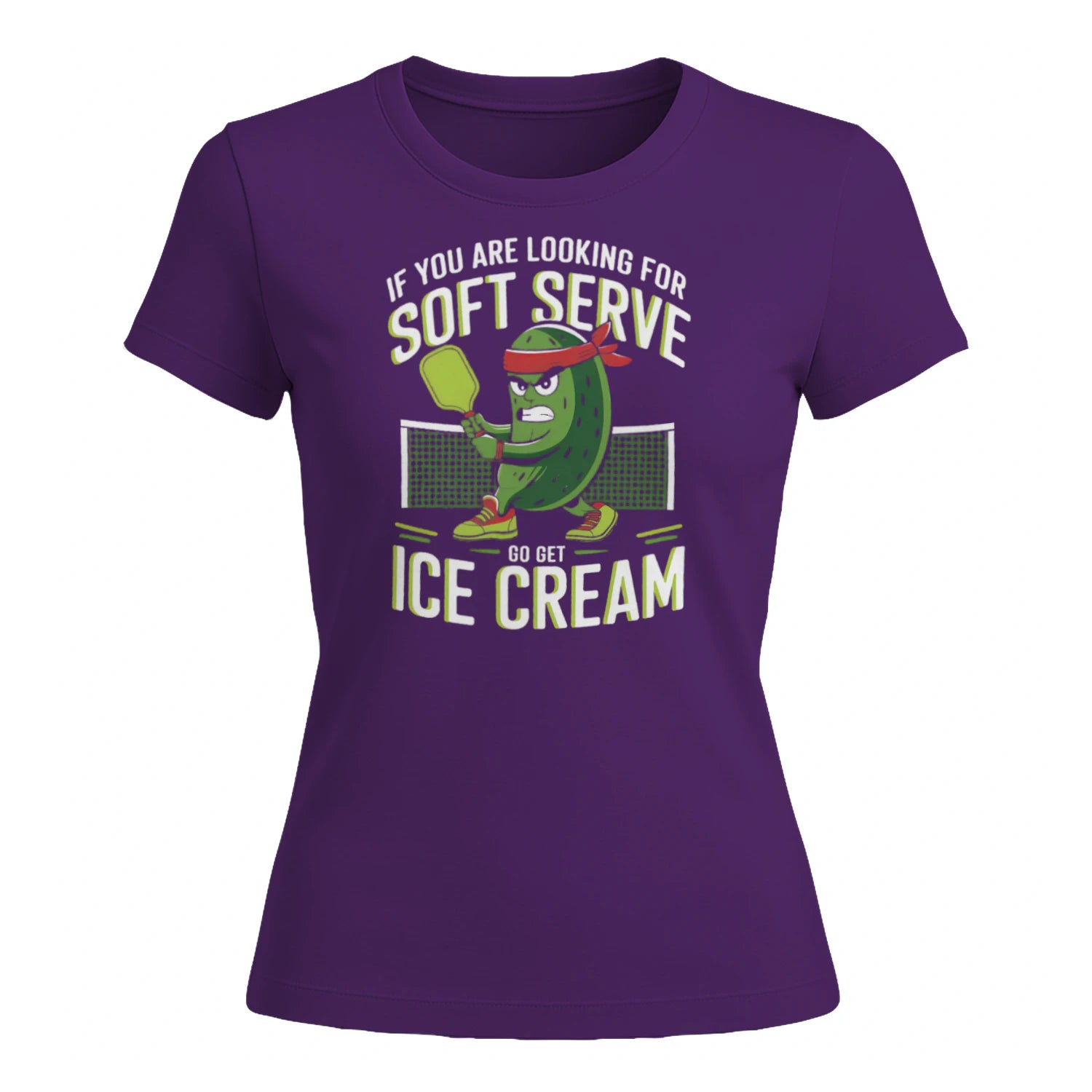 Pickleball & Ice Cream for Women’s T-Shirt – Funny Gift
