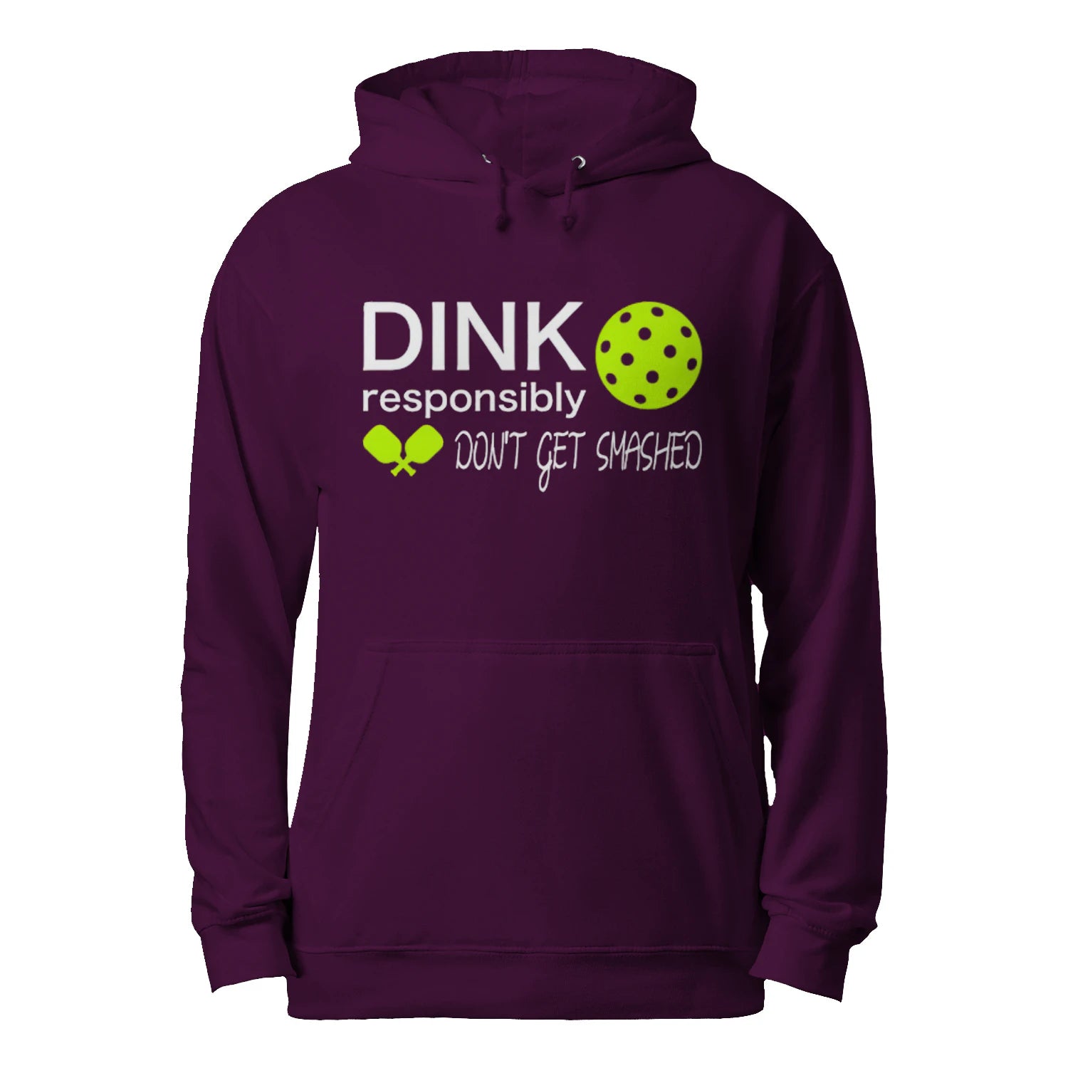 Dink Responsibly Pickleball Men’s Hoodie – Funny Gift