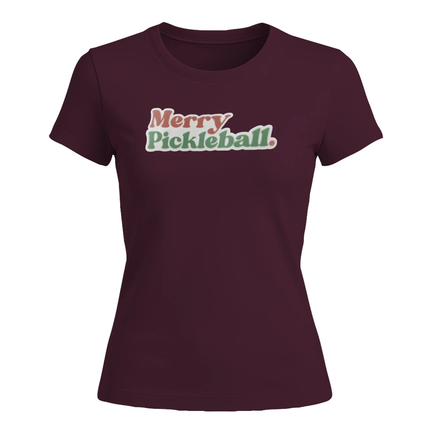 Merry Pickleball for Women’s T-Shirt – Funny Gift