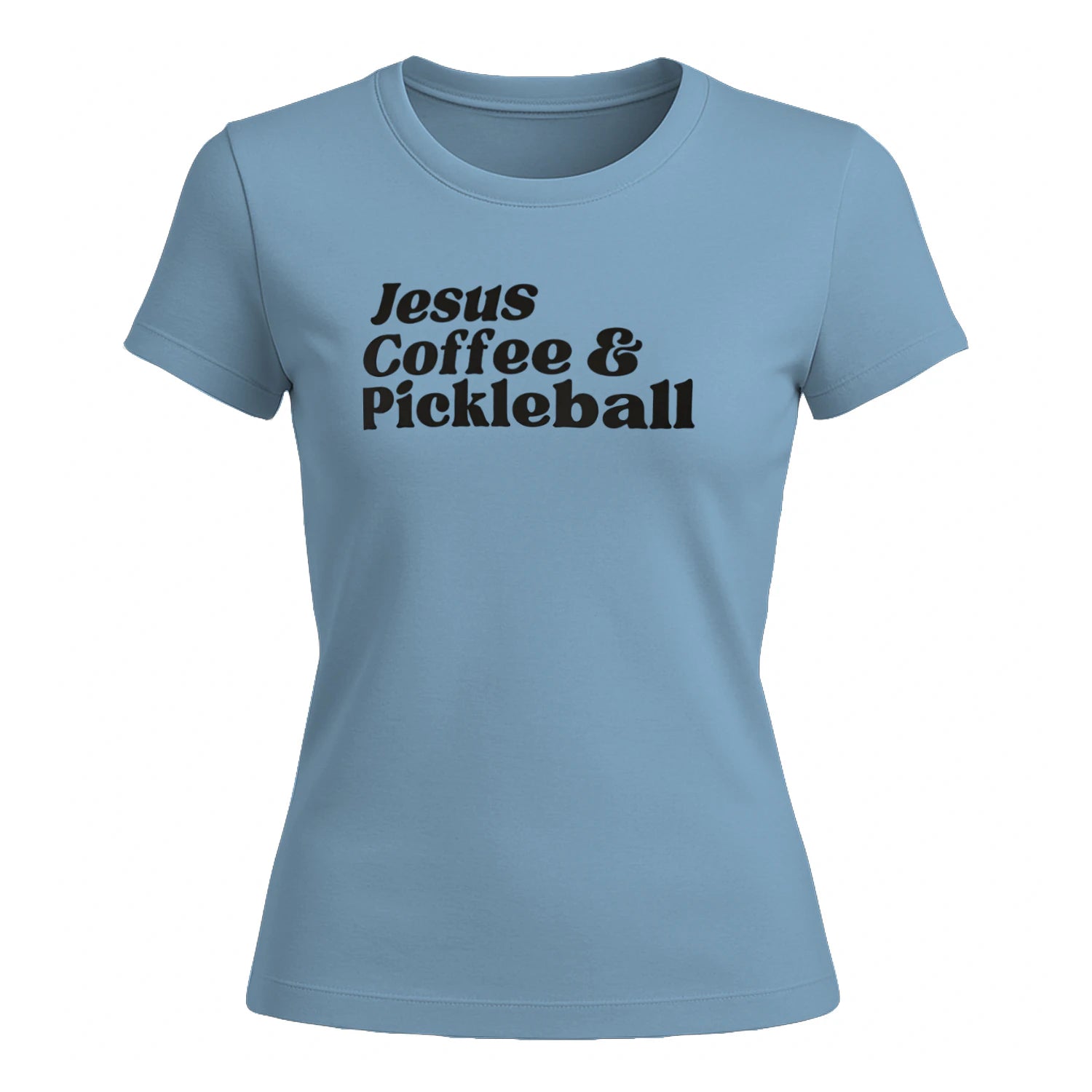 Jesus, Coffee & Pickleball for Women’s T-Shirt – Funny Gift