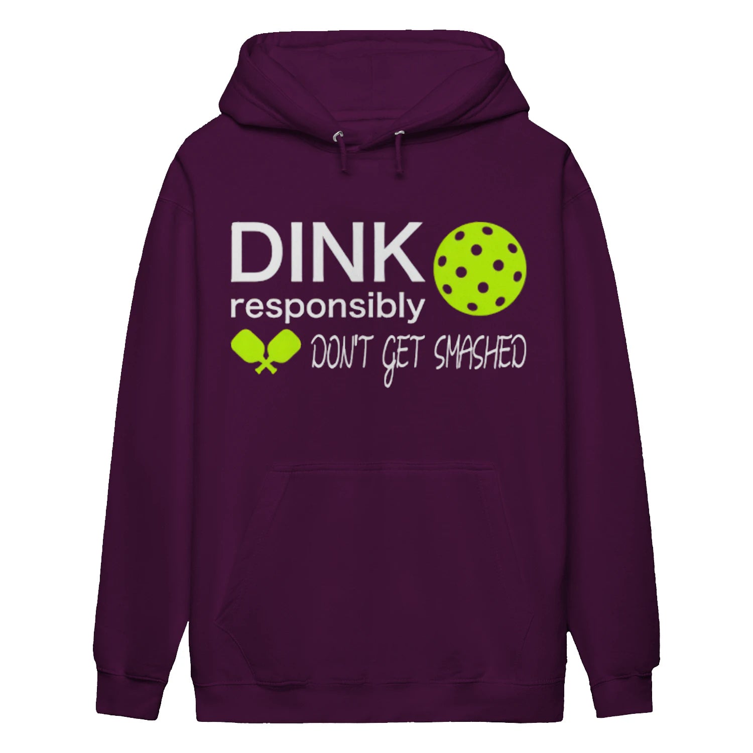 dink responsibly myb Pickleball Women’s Hoodie – Funny Gift