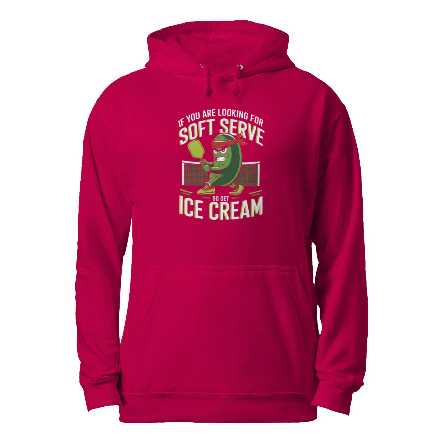 Pickleball & Ice Cream Men’s Hoodie – Funny Gift