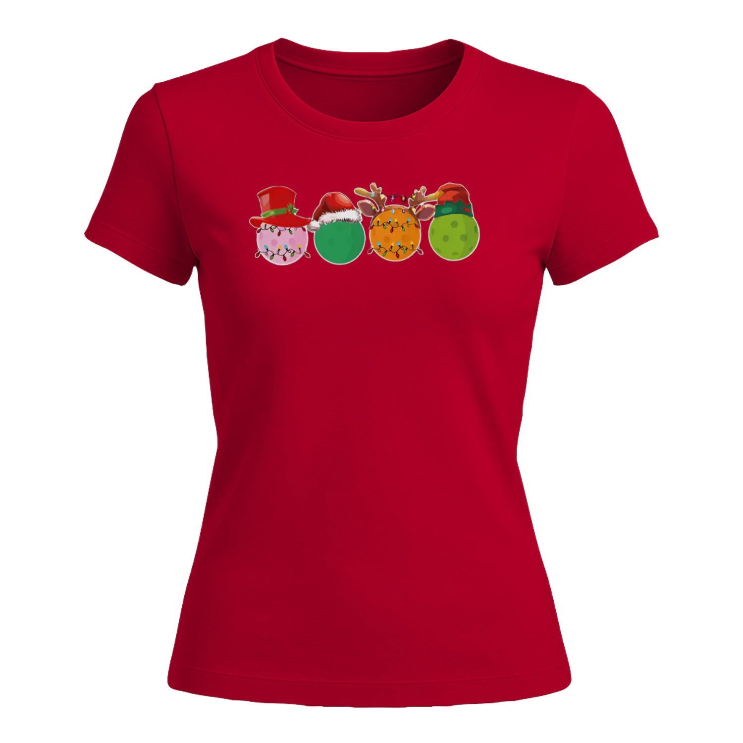 Pickleball Christmas Ornaments for Women’s T-Shirt – Funny Gift