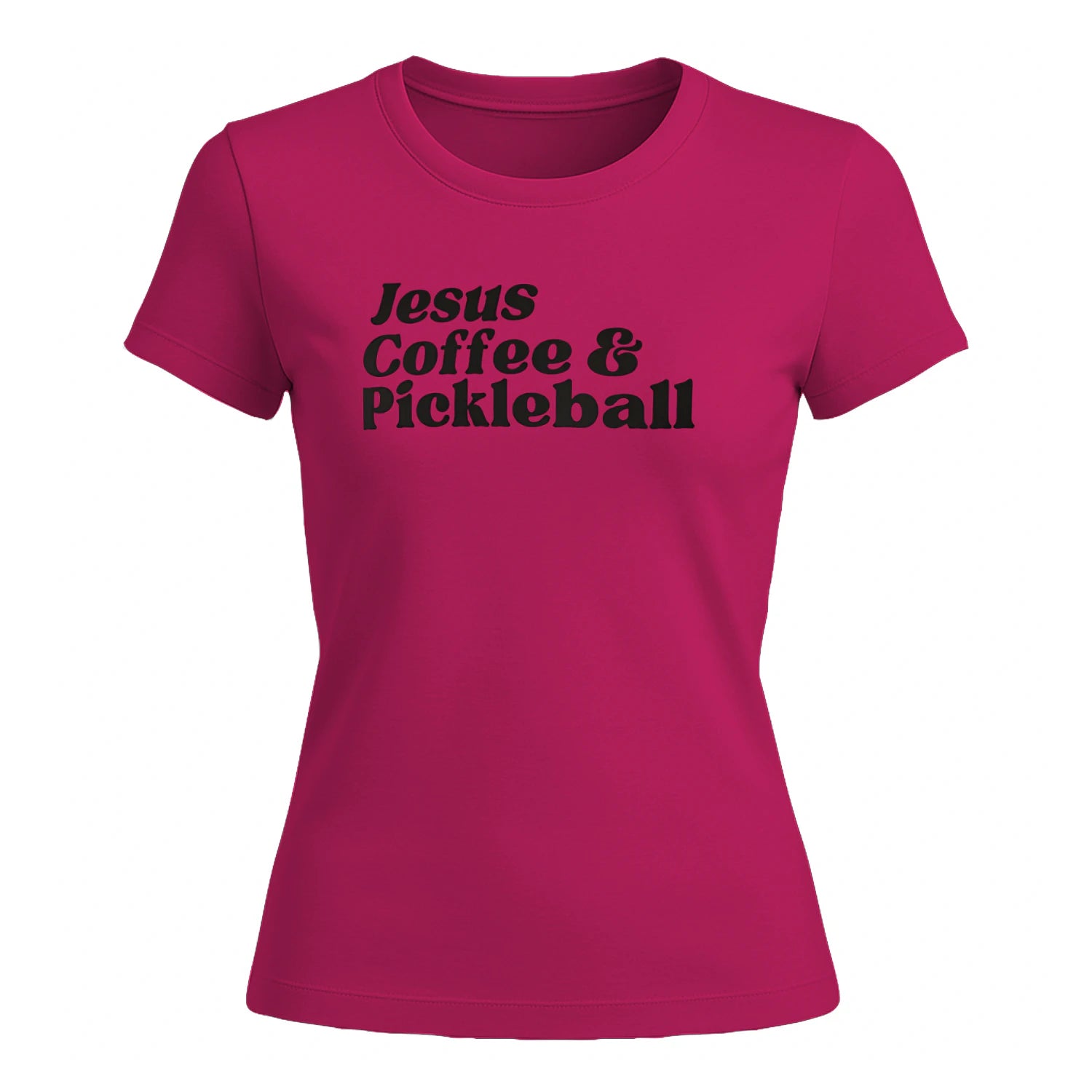 Jesus, Coffee & Pickleball for Women’s T-Shirt – Funny Gift