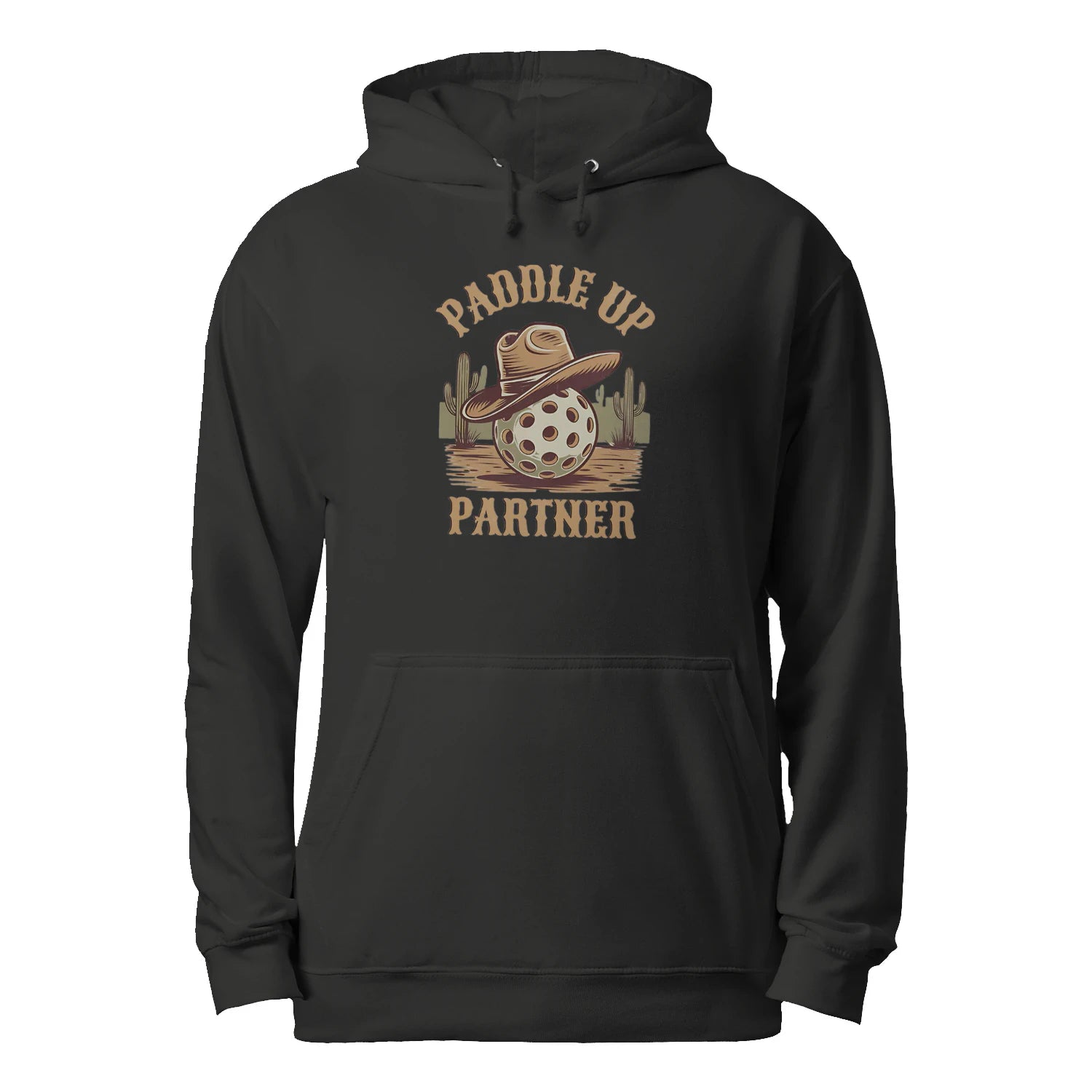 Paddle Up Partner Pickleball Men’s Hoodie – Funny Gift