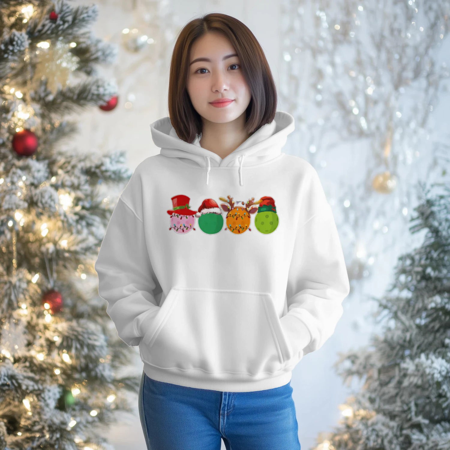 peace love pickleball Women’s Hoodie – Funny Gift