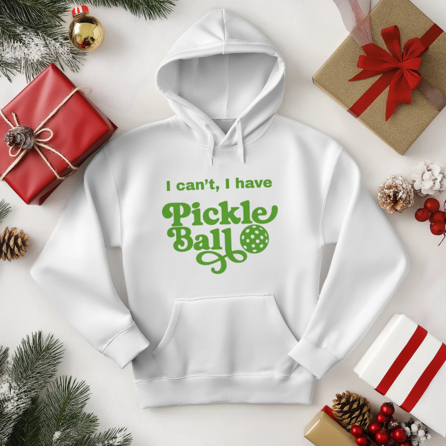 I Can’t, I Have Pickleball Men’s Hoodie – Funny Gift