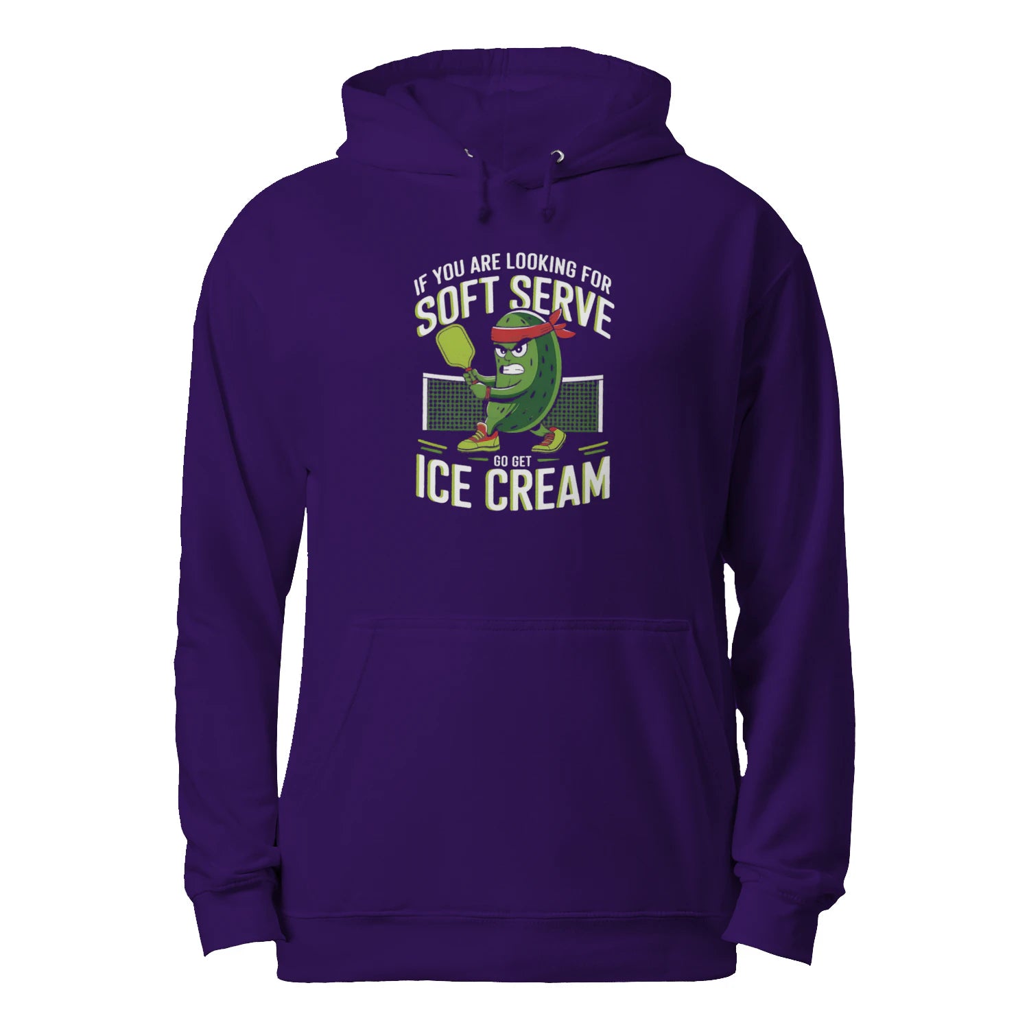Pickleball & Ice Cream Men’s Hoodie – Funny Gift